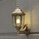 Yilin European outdoor wall lamp retro courtyard garden corridor lighting balcony outdoor waterproof lamp wall lamp garden lamp solar bronze