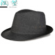HTKD new men's summer linen hat, men's spring and summer sun hat, middle-aged men's summer sun hat, cyan (Hong Kong and Macao linen hat) 58cm