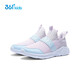 361 children's shoes, children's sports shoes, one foot, 25 summer boys and girls, and they can easily wear and lace-free running shoes, purple 35
