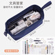 Pencil bag for primary school students, ins for Japanese middle school students, college pencil cases for boys, pencil bags for junior high school students, pencil cases, high school girls, Japanese style large-capacity stationery bags. Order 2 pens from Song Dynasty. Elegant purple - can hold 100 pens.