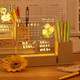 Zhenxi Valentine's Day Teacher's Day Birthday Gift for Women Practical School Opening Gift for Junior High School Students Night Light Pen Holder Tulip Pen Holder Night Light [Gift Bag]