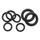 Jinggong (JINGGONG) nitrile rubber o-ring sealing ring o-shaped rubber ring oil seal sealing ring waterproof and high temperature resistant black gasket outer diameter 16*wire diameter 2.4 (50 pieces)