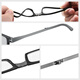 Wese Deutsche Zeiss-Objektiv-Lesebrille falten Anti-Blau-Licht-Superlicht Tragbare Brand-Lesebrille Kleben Sie Mobiltelefon Yuanshan Modai + Wese Brand-Objektiv 150 Grad (empfohlen für 52-54 Jahre)