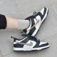 Zapatos de baloncesto Nike zapatos para mujeres airjordanaj1 zapatos de tablero primavera en la primavera de zapatos deportivos transpirables y livianos productos modernos DH9764-001/Little Panda 37.5 en blanco y blanco 37.5