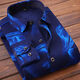 
In autumn and winter high-end men's warm shirt plus velvet thickened long-sleeved shirt dad middle-aged men's clothing 1/2 pieces Z HB685+HB684 2 pieces L suitable for 100Jin [Jin equals 0.5 kg]-119Jin [Jin equals 0.5 kg]