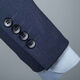 Pier Cardin Light Luxury Traje formal de traje de tres piezas de tres piezas Traje informal de negocios Spring and Summer Groom Vestido de boda Knited Navy (traje + pantalones + chaleco + camisa blanca) 3xl (165-180Jin [Jin equivale a 0.5 kg])