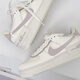 Chaussures féminines Nike Nouveau AF1 White and Purple Force Force One Lightweight et polyvalent bas Top non glissé Les chaussures de planche à usure de usure Sports Chaussures décontractées IB3881-001 Blanc et vert 35.5
