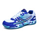 
KUNY export fencing shoes for men and women children fencing sneakers beef tendon sole non-slip wear-resistant adult competition training fencing shoes blue (size 31-45) 36