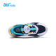361 children's shoes, children's running shoes, summer boys and girls 3-14 years old, large mesh knob running shoes, blue 36