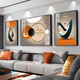 
Hanxuan Light Luxury Living Room Decoration Painting High-end Atmospheric Sofa Background Wall Mural Modern Simple Fulu Sanlian Living Room Hanging Painting JD13754 Left and left 30*40 60*40 Crystal porcelain diamond-inlaid aluminum alloy black frame