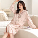 Modal Mujeres embarazadas Lamma de camiseta Pajamas Summer delgada Hospitalidad Vestido de confinamiento posparto Vestido de verano Madre 11932 XL