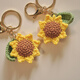 Seven Moons <Snatch Sunflower en una huelga> Regalo de la temporada de graduación de la cadena de girasol de hilo tejido a las bendiciones del examen de los estudiantes