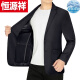 
Hengyuanxiang quick-drying thin ice silk suit jacket men's spring and summer breathable sun protection casual suit single western light luxury top KLF07-2737 hidden blue 82121 911 L 175