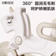 贝易（BEIE）独角兽摇摇马1岁+木马玩具无音乐五合一贝母粉无坐垫周岁儿童礼物