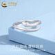 China Gold (CHINA GOLD) pure silver snake silver ring for women with light luxury and high-end sense, zodiac snake old Valentine's Day birthday gift for girlfriend and wife Jingsuda snake ring S999 silver