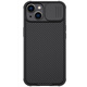 Nelkin is suitable for Apple iPhone 14/13 mobile phone case, full-inclusive anti-fall protection case, sliding cover, lens camera creative protective case, silicone soft edge, black mirror Pro, black