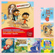 Li Sheng Wonderful English Picture Book Level 4 2 (Satz mit insgesamt 6 Bänden, Click-to-Read-Version mit Audiocode zum Scannen)