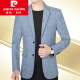 Pier Cardin brand men's clothing Spring and autumn new suit middle-aged men's business casual blazer trendy men's decoration body 3291 beige XL