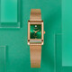 CITIZEN watch Juicy Tint series quartz square green plate women's watch as a Christmas gift EJ6123-81W
