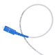 Fibre en cuir recommandée 1 CORE 2 VIRE ACIER Câble optique de fibre de cuir intérieure avec connecteur SC Mode Opérateur à noyau unique Cable d'extension de chat optique blanc 10 mètres CKJX-1H10S