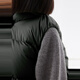 
jnby by JNBY Jiangnan cloth children's clothing autumn and winter girls thin down vest A-shaped hem down jacket children 1N9C13601 046 cast iron gray 140 cm