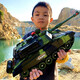 
Extra large remote control tank can launch parent-child battle crawler model children's charging boy off-road vehicle toys Military green [small 27CM] standard with a set of batteries