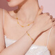 
Liufu Jewelry Light and Shadow Gold Foot Gold Gourd Glossy 5G Gold Bracelet Priced 020257BA 6.25 grams (including labor cost 844 yuan)