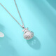 Yuan Shengfu's new PT950 boutique fashion lucky bag pendant platinum pendant genuine atmospheric platinum necklace pendant for women 2.65g