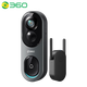 360 Video Türklingel 6Pro 5-Megapixel-Überwachung Smart Doorbell Elektronischer Kamelfisch Augentokla-Kamel-WLAN Mobile Remote-Videoanruf Standard 64G Karten + Kartenleser [neues Produkt] Video Türklingel 6pro (Panorama Ansicht)