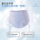 Admiration children's underwear for girls and older children cotton spandex high waist menstrual pants 2 pack purple pink 170