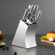 maxcook stainless steel knife holder kitchen storage rack suitable for knives of different sizes with 6 knife slots MCD732