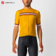 castelli scorpion men's spring and summer moisture absorption, anti-slip durable, pocket riding suit short sleeves 4522020 983 yellow and green 3XL
