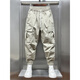 JEEP SPIRIT Japanese work pants men's spring pants ins high street trendy brand versatile oversize large size casual harem pants khaki K315 L