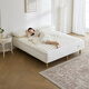 Dragon and Phoenix Mattress Luanfeng No Bedside Frame Silk Fabric Spring Integrated Mattress Macaron Mini Spring Light Luxury Simmons Luanfeng 42cm: Moderate 10cm foot 1350*1900