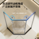 
JOMOO extremely narrow diamond shower room stainless steel wet and dry separate bathroom glass swing door household shower partition door [Mumbling black] 689 yuan/square price