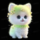 
Cute internet celebrity dog ​​super cute puppy stickers personalized decoration refrigerator toilet stickers car stickers children's room wall stickers YJ1424 20 cm