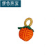MiU Se handmade persimmon baby pin, safe pendant for pregnant women and babies when going out, ancient sand gold handmade red rope safety brooch, red rope pin plus a safety helmet A05-204