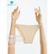 
AQUAPLAY Korean anti-exposure pants swimming dance bikini thin briefs leggings skin flesh color invisible underwear thin women skin color M (85-105Jin [Jin equals 0.5 kg])