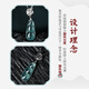 Colorful Yunnan Jadeite Pendant S925 Silver Inlaid with Blue Water Lucky Bean Women's Jade Pendant Necklace Pendant for Girlfriend and Mom as a Holiday Gift Blue Water Lucky Bean 0165