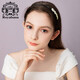 Royal Salsa Korean hairband hair accessories hairband face wash headband imitation crystal hairpin bangs press hairpin clip head jewelry gold