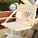 
Aibu and cotton car small table plate rear folding table car seat back storage bag car dining table steering wheel computer table spring trip [foldable + front and rear row use]