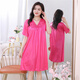 Dai Mingxuan nightgown for women in summer ice silk sexy pajamas for women in summer short-sleeved imitation silk cool lace V-neck home clothing XS831# green one size (suggested 85-145Jin [Jin equals 0.5 kg])