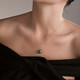 Tahitian classic 18K gold black pearl pendant 10-11mm high light seawater pearl necklace high jewelry
