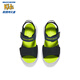 Skechers Skechers Sandals Children's Men's Shoes Summer Open-Toed Big Children's Refreshing Easy-Bend Beach Shoes 406512L Black/Lemon/BKLM 33.5