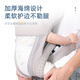 贝因坊新生幼儿宝宝背带婴儿横前抱式外出行简易夏季多功能轻便抱娃神器 皓月灰 透气款（可拆护头）