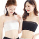 Women's tube top bra, sexy lace sports shoulderless suspender wrap, anti-exposure lace, white, one size fits all, suitable for 80-120 Jin Jin equals 0.5 kg