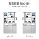 栋禧阁酒柜一体2024年最新款酒柜隔断柜客厅靠墙屏风玄关柜双面门厅柜正 9618黑白长1.2米