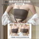 Modal front button strapless tube top bra for women summer thin large breasts showing small breasts push-up wrap invisible back bra skin color 32/70