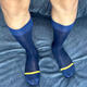 
Morina Business Stockings New Formal Wear Men's Mid-Cylinder Stockings Sexy Wide Stripe Gold Lines Black Silk Thin Suit Socks 1 Pair of Black Gold Lines One Size [Wide Stripe Style]