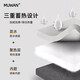 Memaru Gloves for Men and Women Winter Cycling Electric Vehicles Plus Velvet Windproof and Waterproof Outdoor Warm Winter Touch Screen Cotton Ski Gloves 8# Black and White Spliced ​​Finger Snow Mountain Men's Style